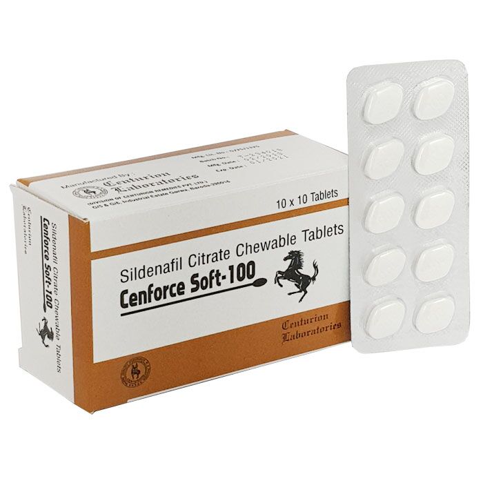 Cenforce Soft oral soft tablet, round, easy‑to‑swallow