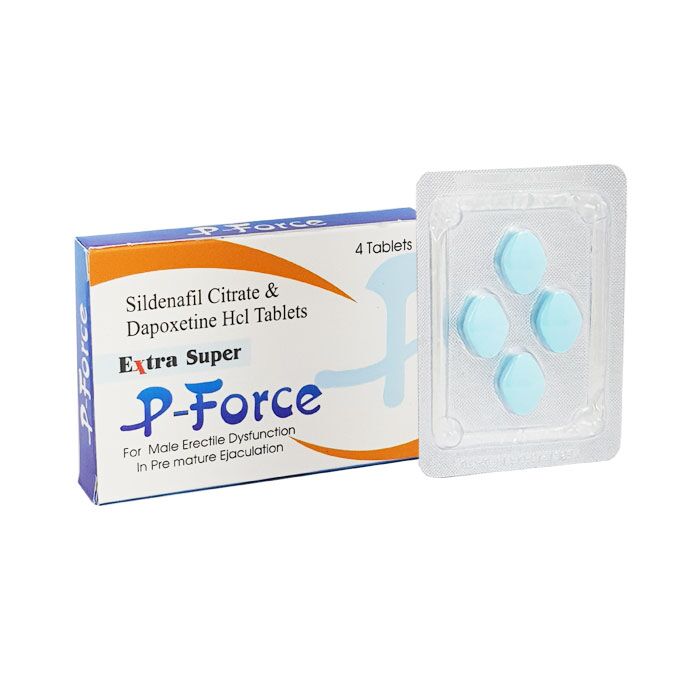 Sildenafil and Dapoxetine tablets branded as Extra Super p-force