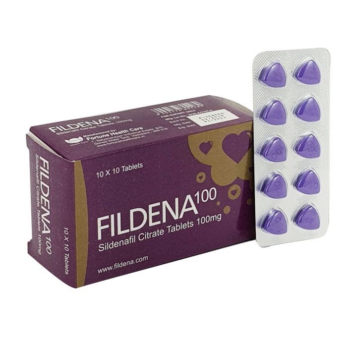 fildena-100-mg-tablet Fildena 100mg tablet – High-dose sildenafil supplement for men