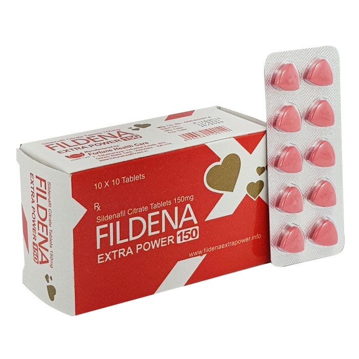 Fildena 150mg tablet – Maximum strength sildenafil supplement for men
