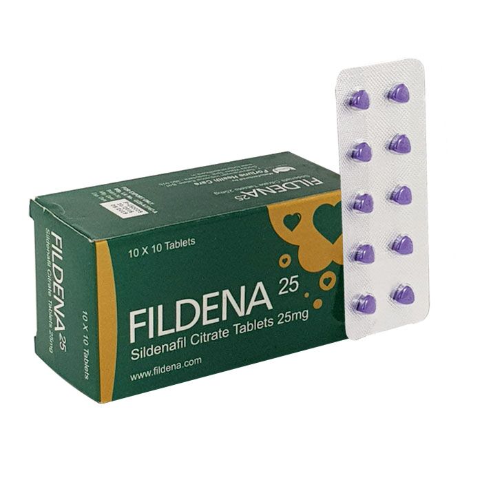 fildena-25-mg-tablet Fildena 25mg tablet – Low-dose sildenafil supplement for men