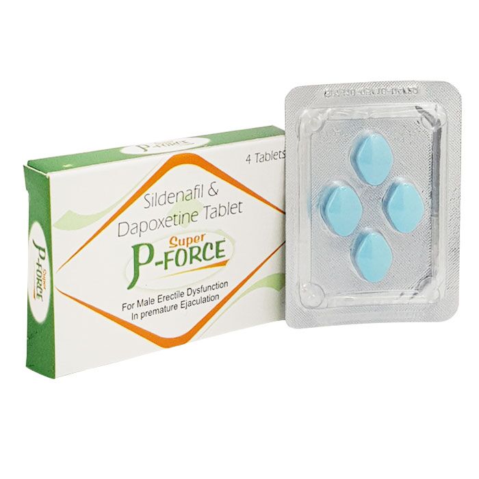 Sildenafil and Dapoxetine tablets branded as Super P-Force
